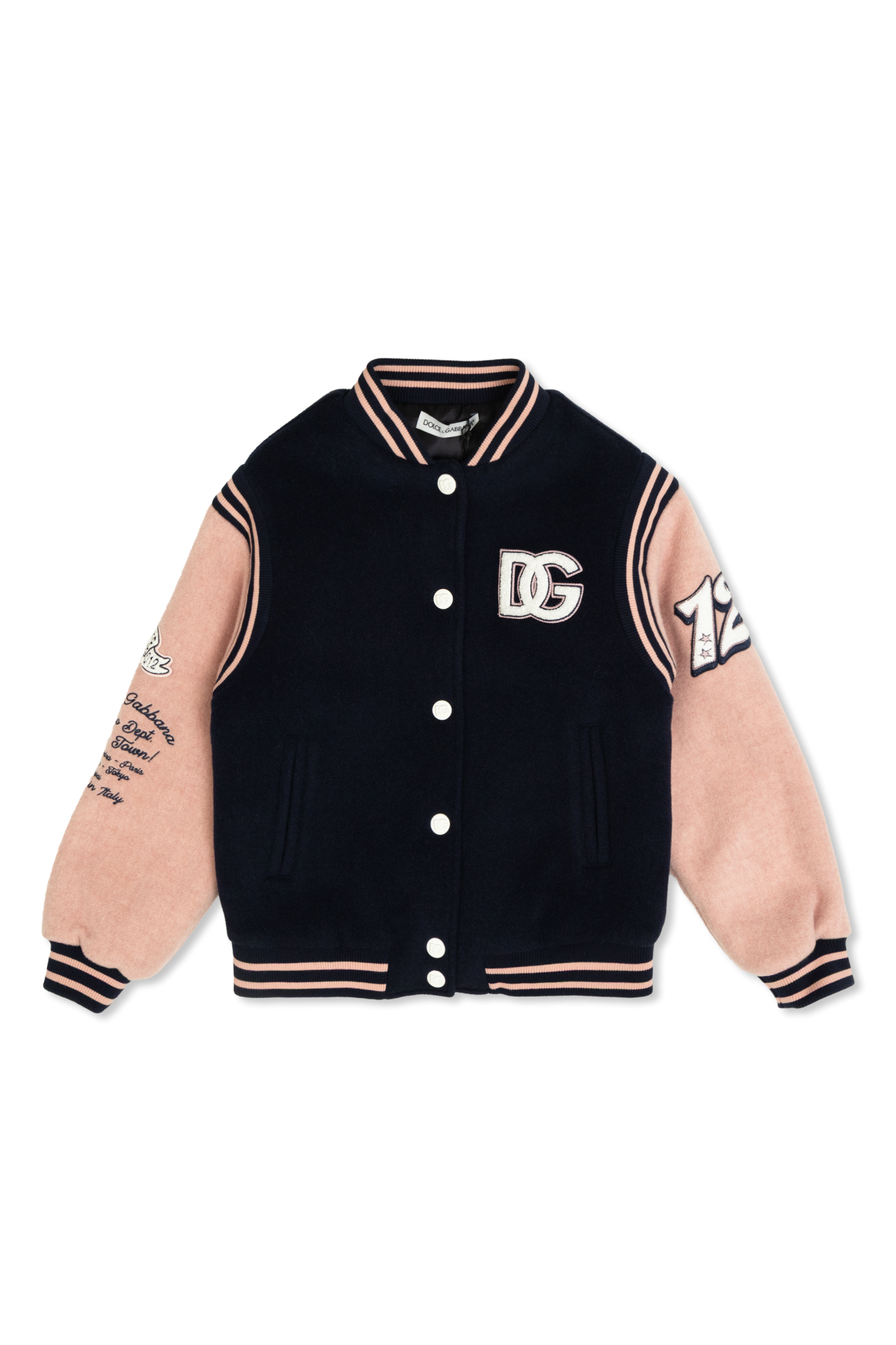 DOLCE &GABBANA キッズ　ブルゾン Pink Bomber jacket Dolce & Gabbana Kids - Vitkac Canada